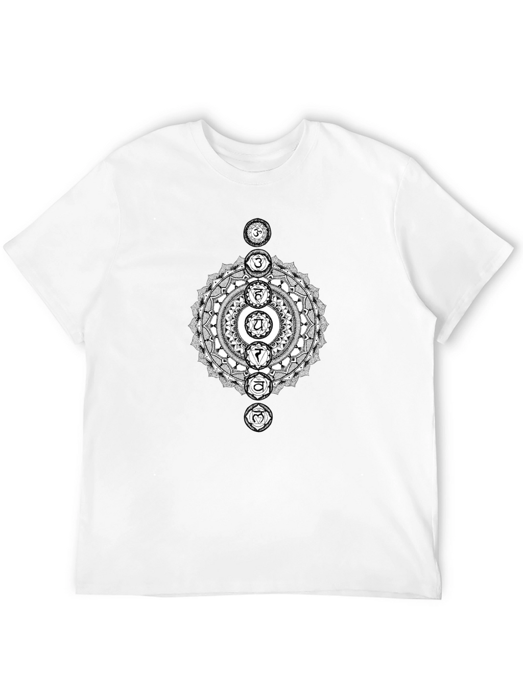 Chakra Mandala T-Shirt - Spiritual Yoga Tee