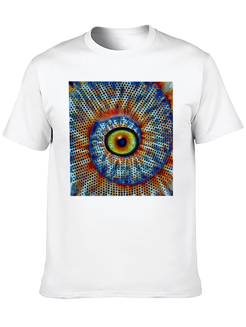 Surreal Eye Graphic Black T-Shirt