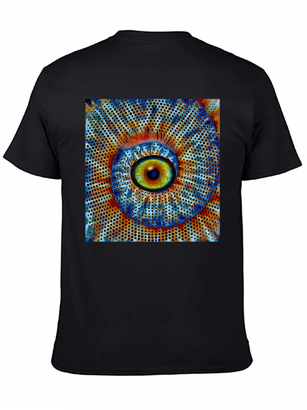 Surreal Eye Graphic Black T-Shirt