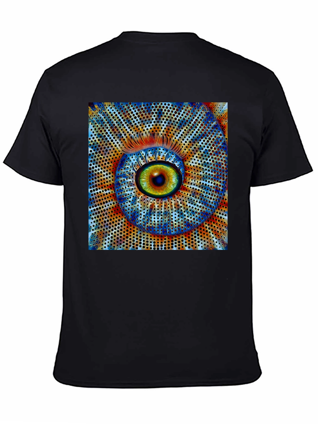 Surreal Eye Graphic Black T-Shirt