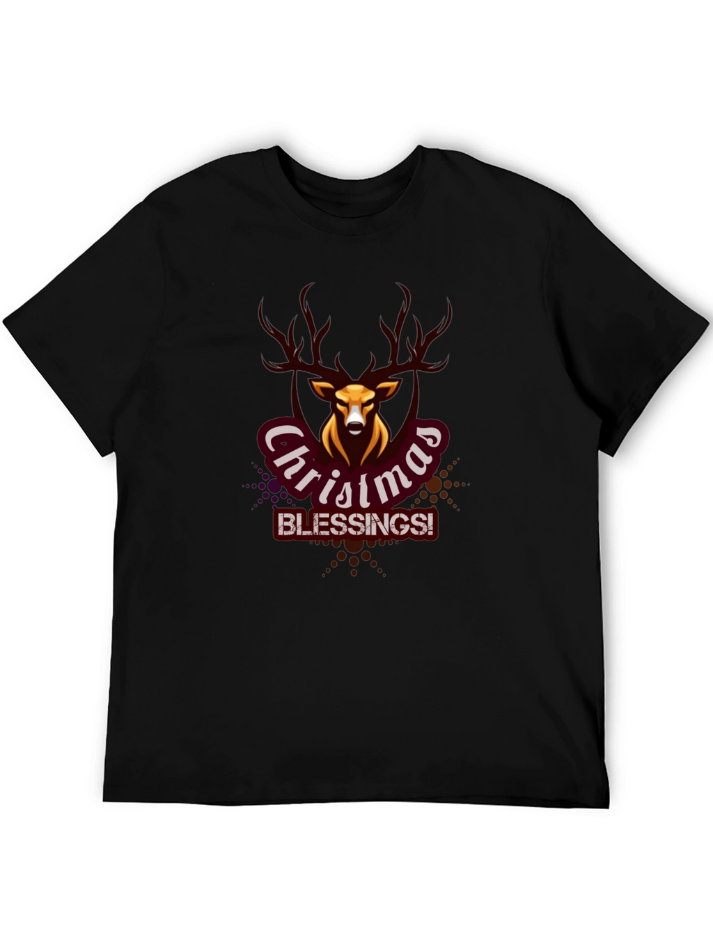 Christmas Blessings Deer Graphic Tee