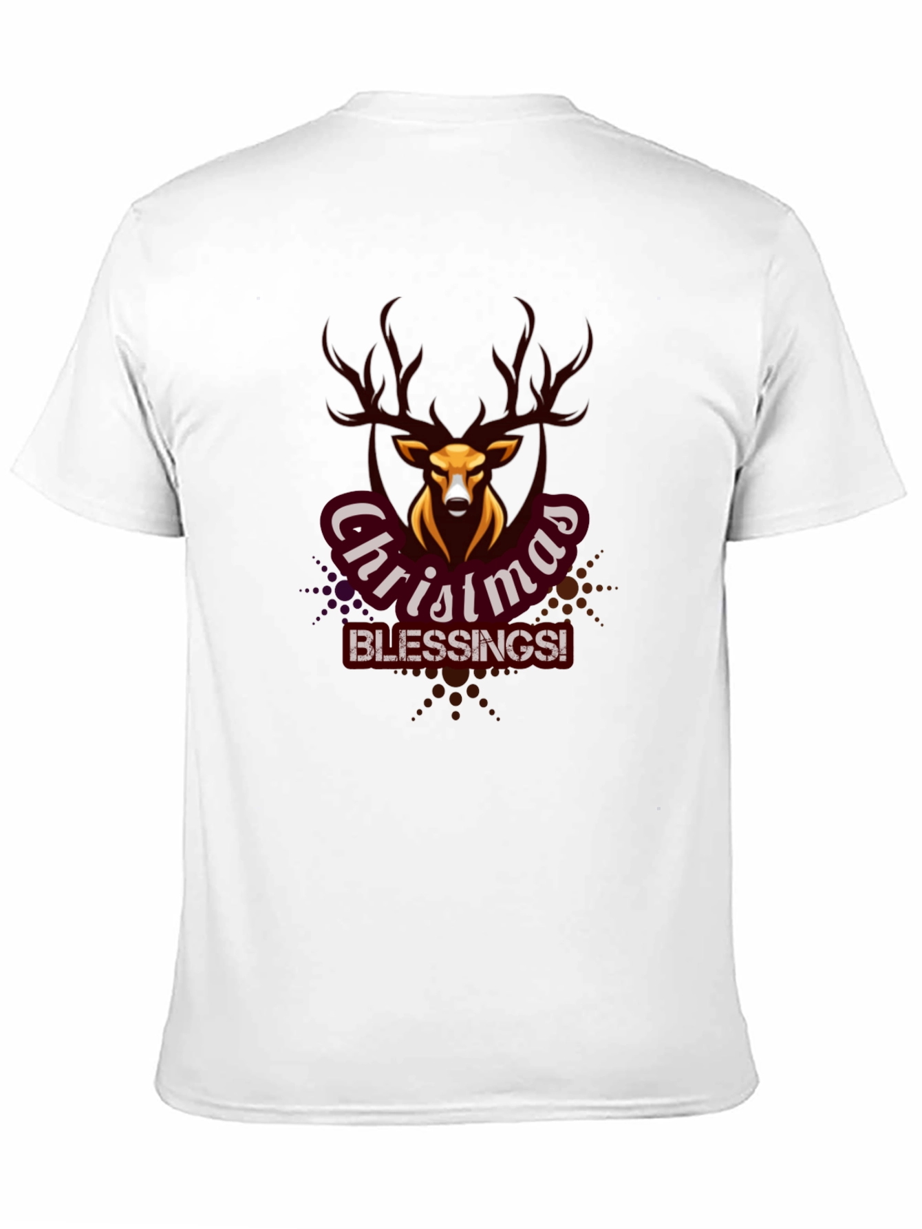 Christmas Blessings Deer Graphic Tee