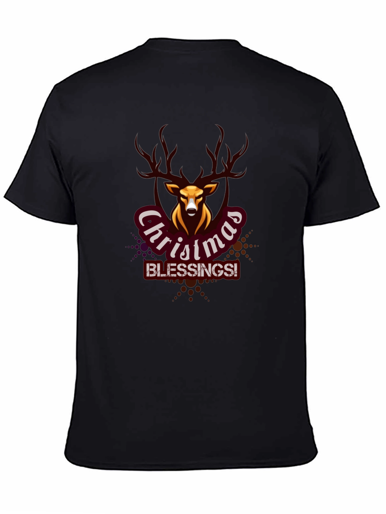 Christmas Blessings Deer Graphic Tee