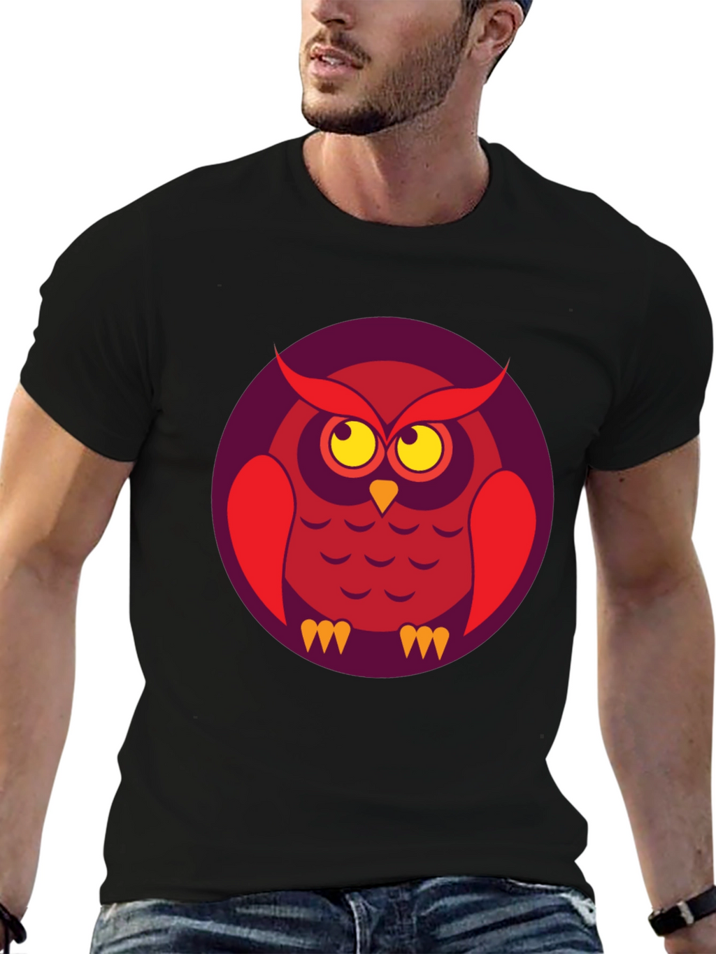 Cool Owl Graphic T-Shirt - Unique Design