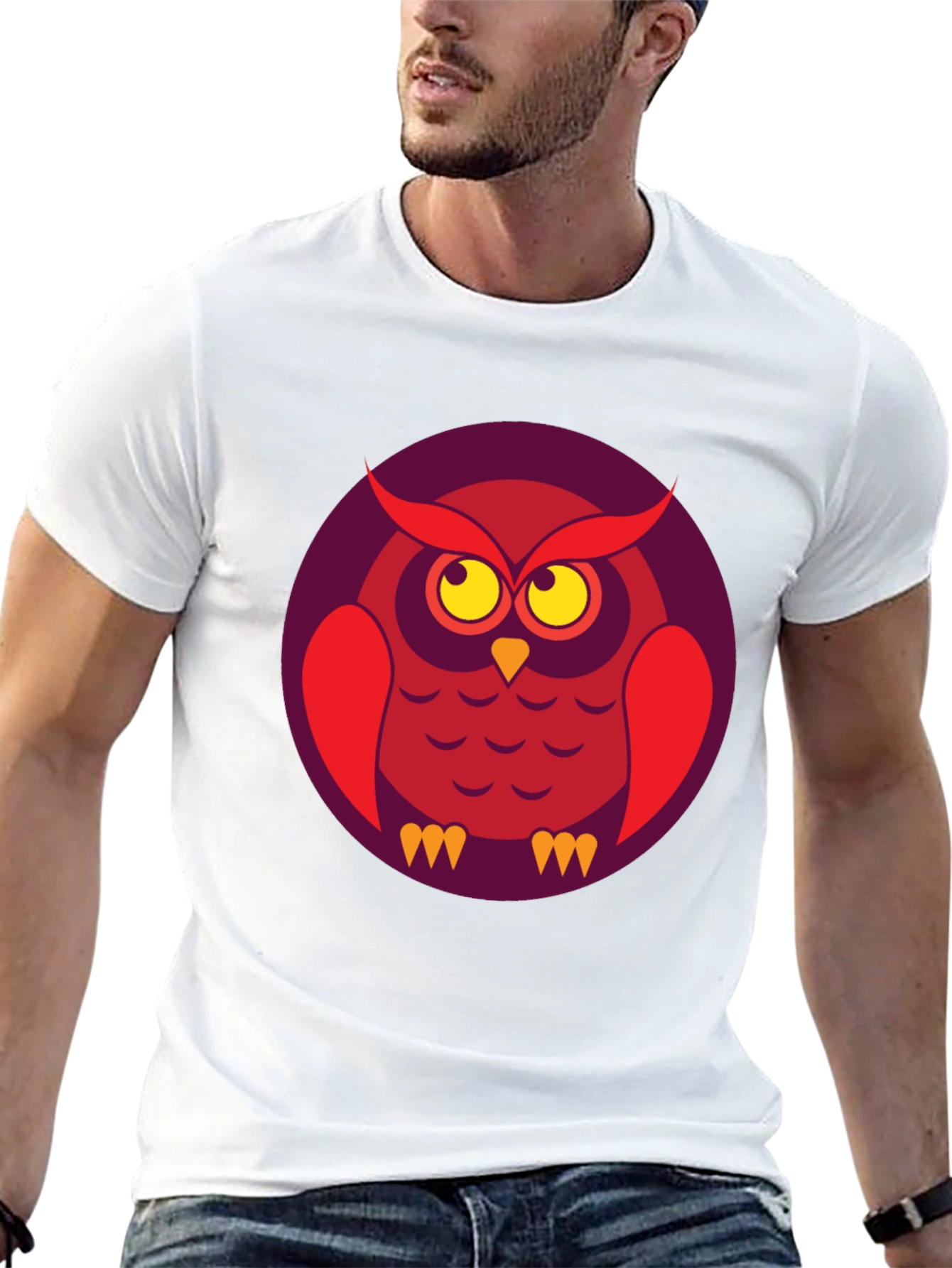 Cool Owl Graphic T-Shirt - Unique Design