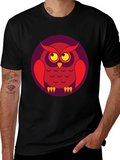 Cool Owl Graphic T-Shirt - Unique Design