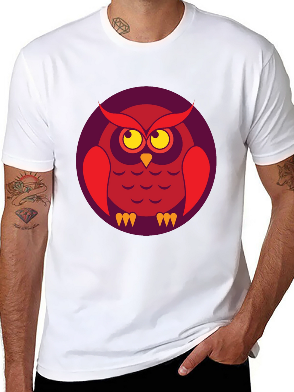 Cool Owl Graphic T-Shirt - Unique Design