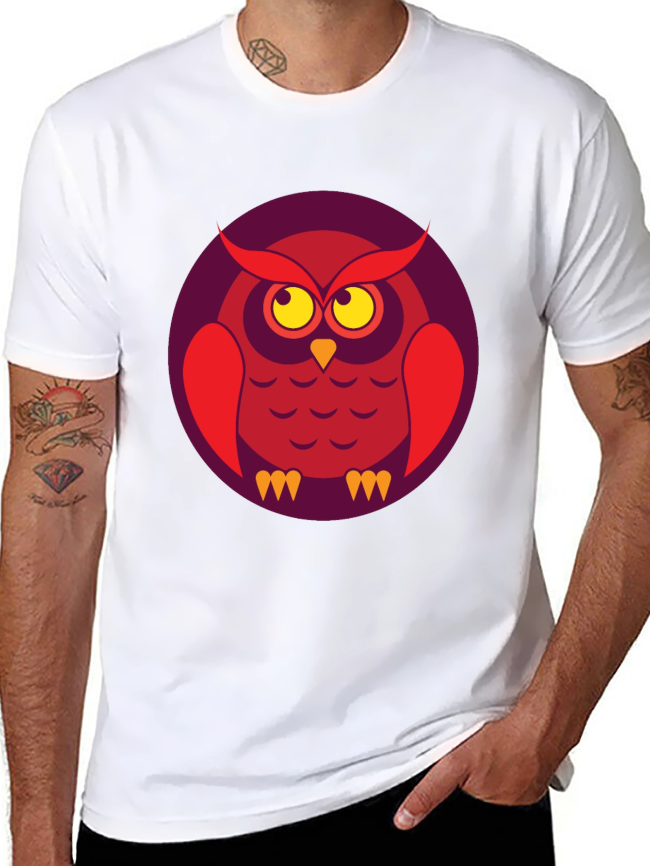Cool Owl Graphic T-Shirt - Unique Design