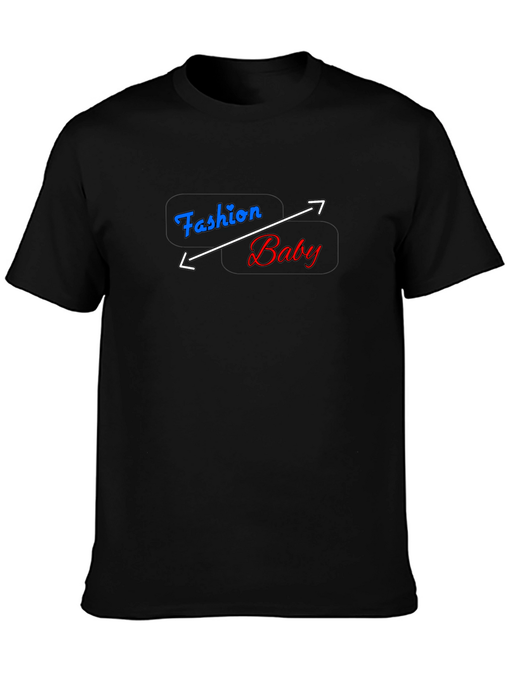 Fashion Baby Graphic Tee - Black