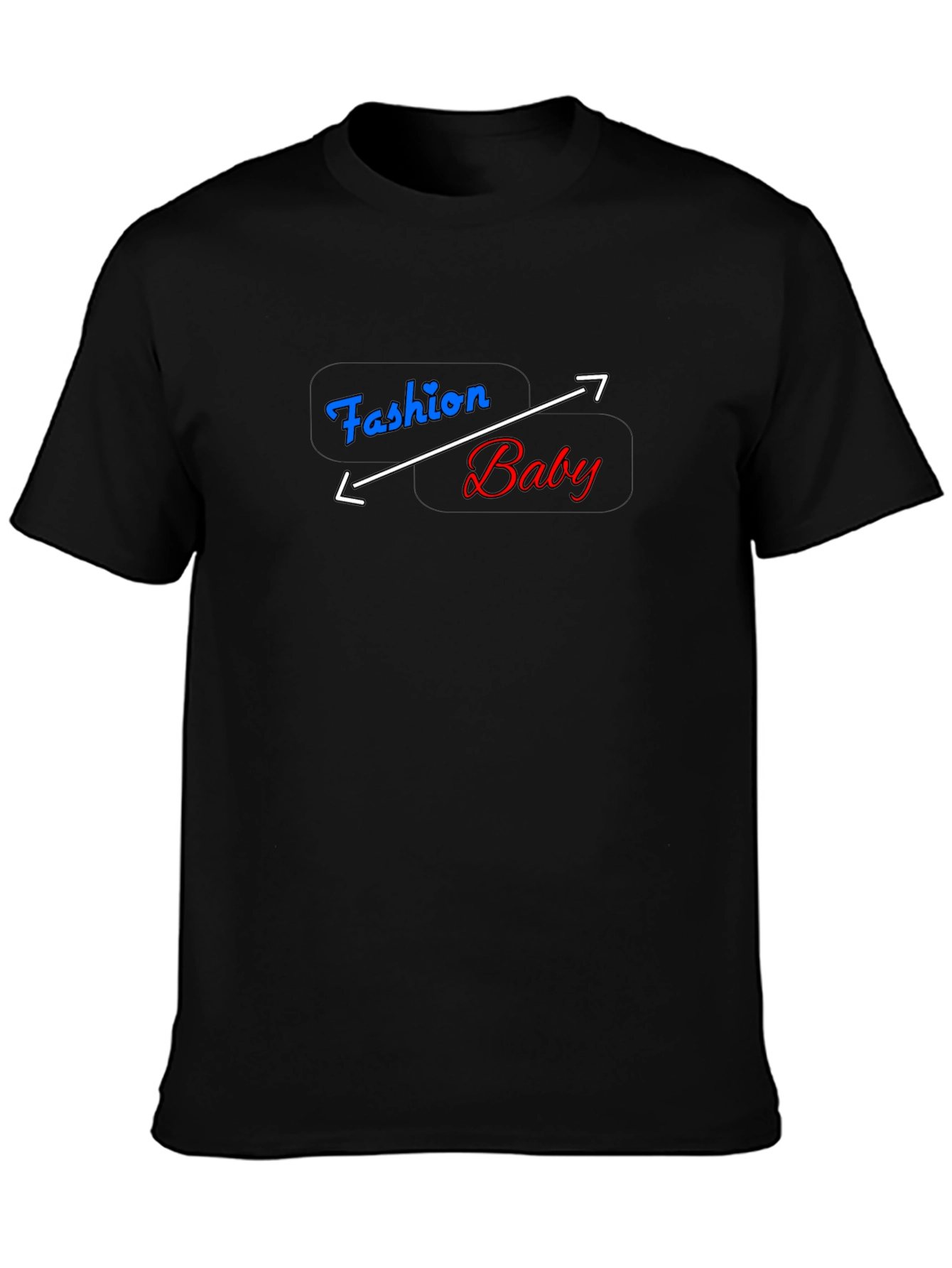 Fashion Baby Graphic Tee - Black