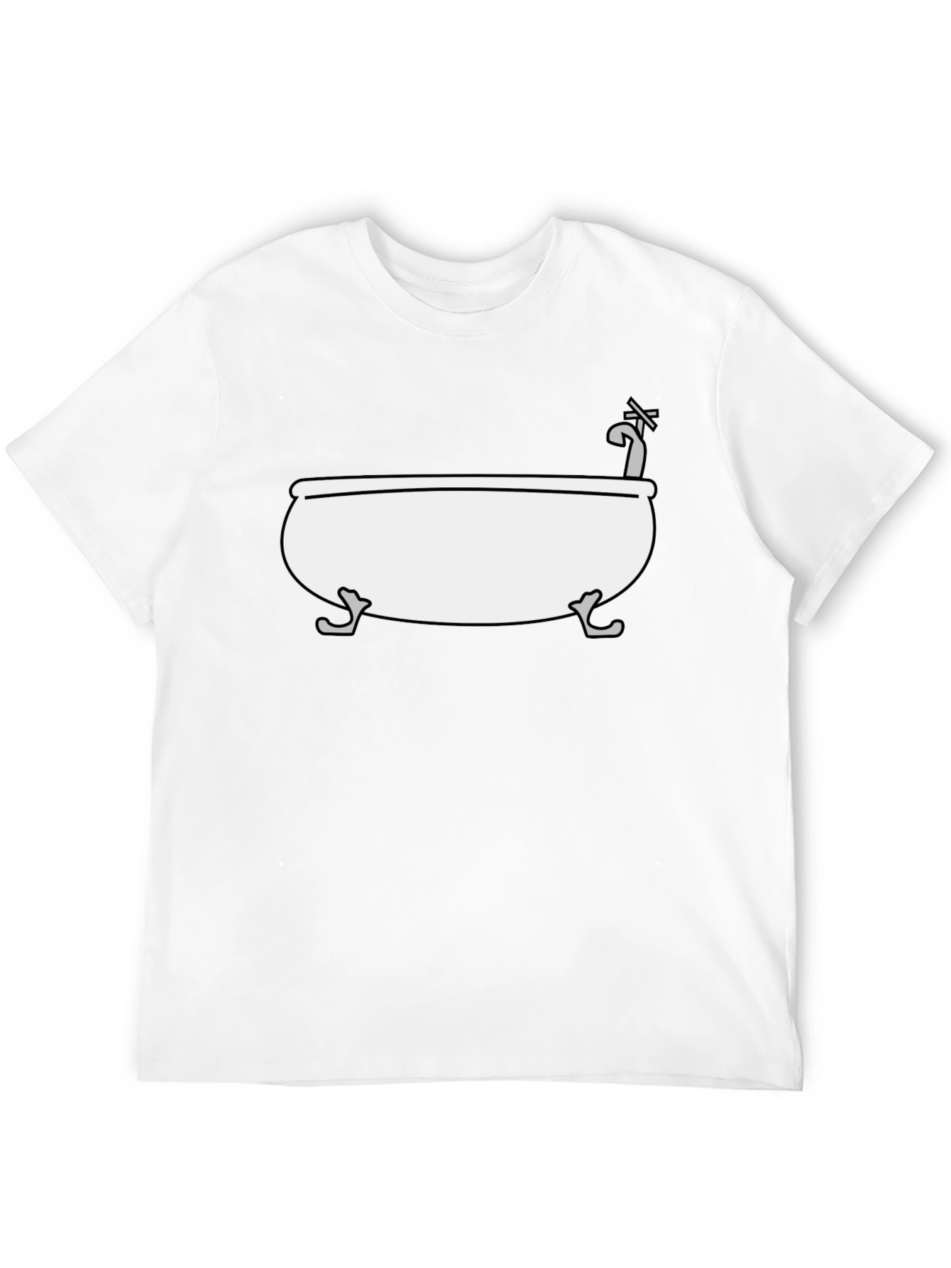 Funny Bathtub T-Shirt - Unique Graphic Tee
