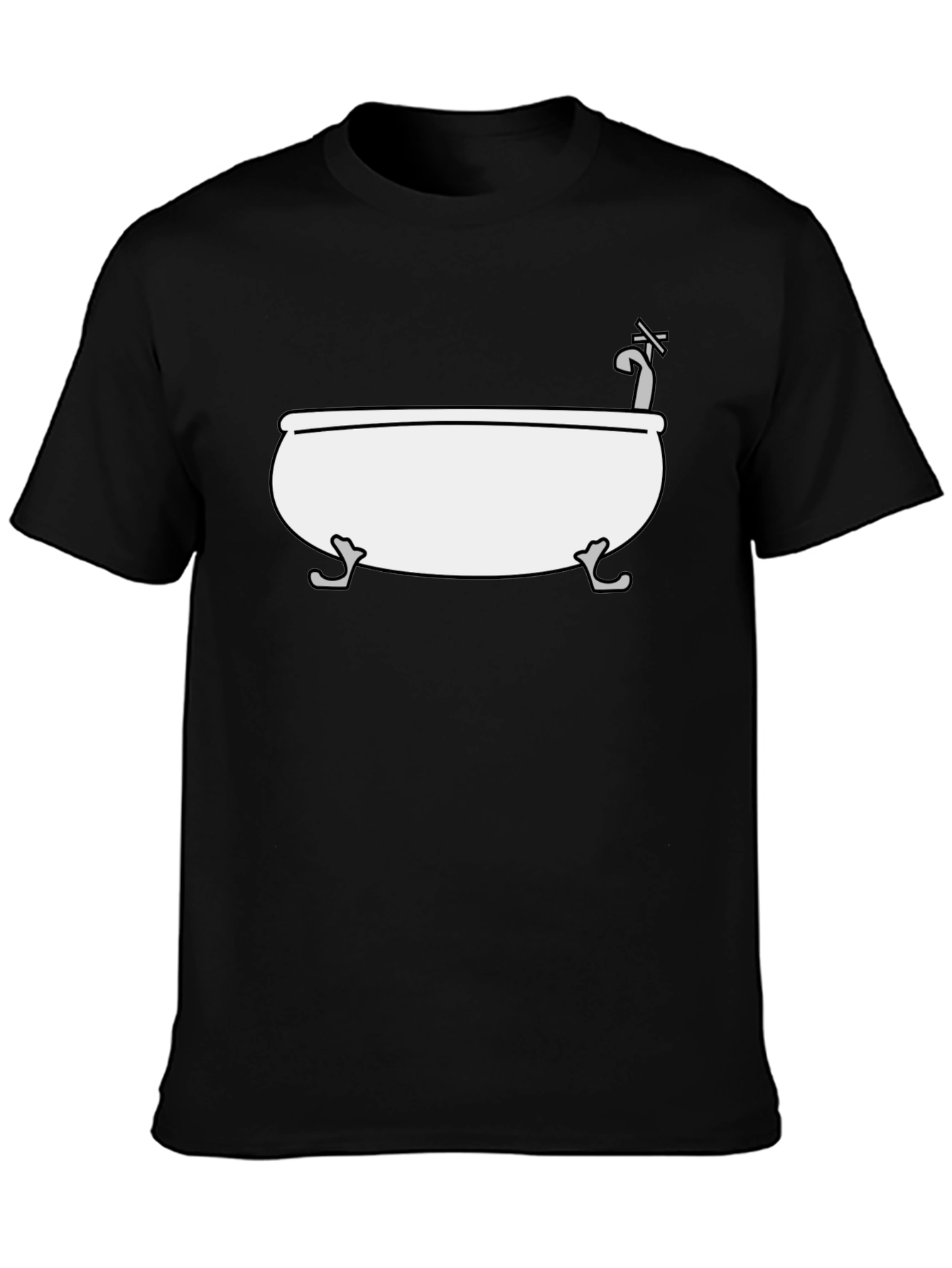 Funny Bathtub T-Shirt - Unique Graphic Tee