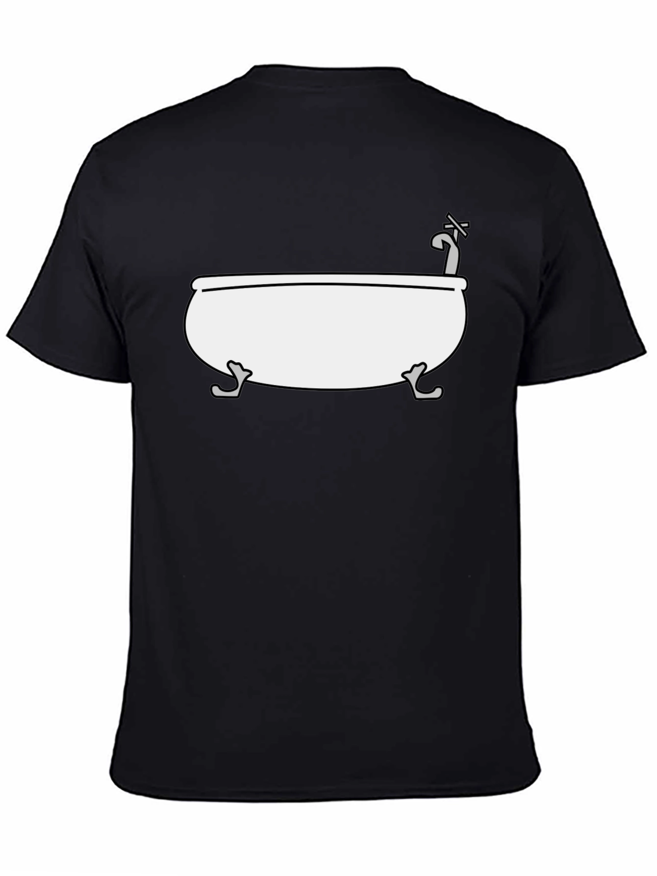 Funny Bathtub T-Shirt - Unique Graphic Tee