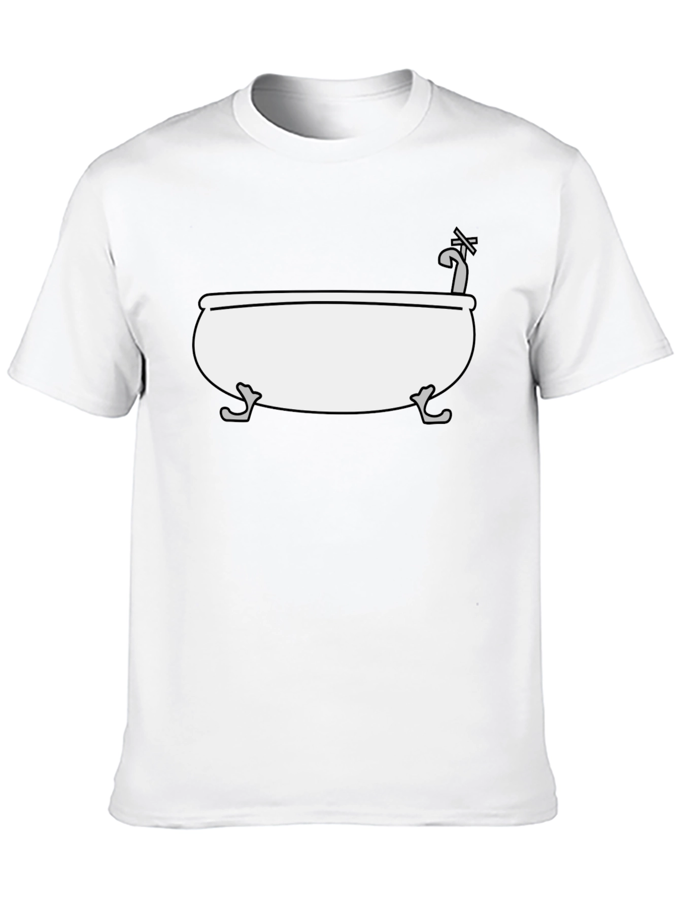 Funny Bathtub T-Shirt - Unique Graphic Tee
