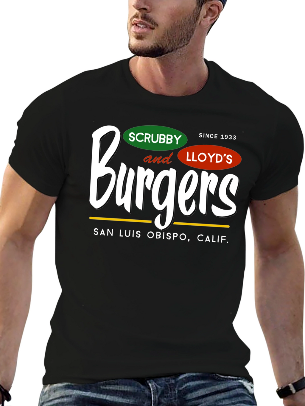 Scrubby and Lloyds Burgers T-Shirt