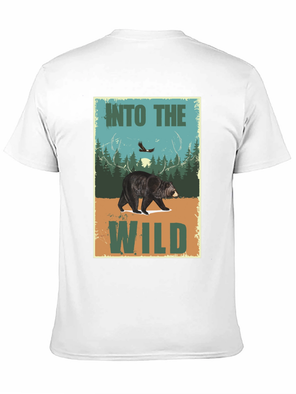 Into The Wild Bear Graphic T-Shirt