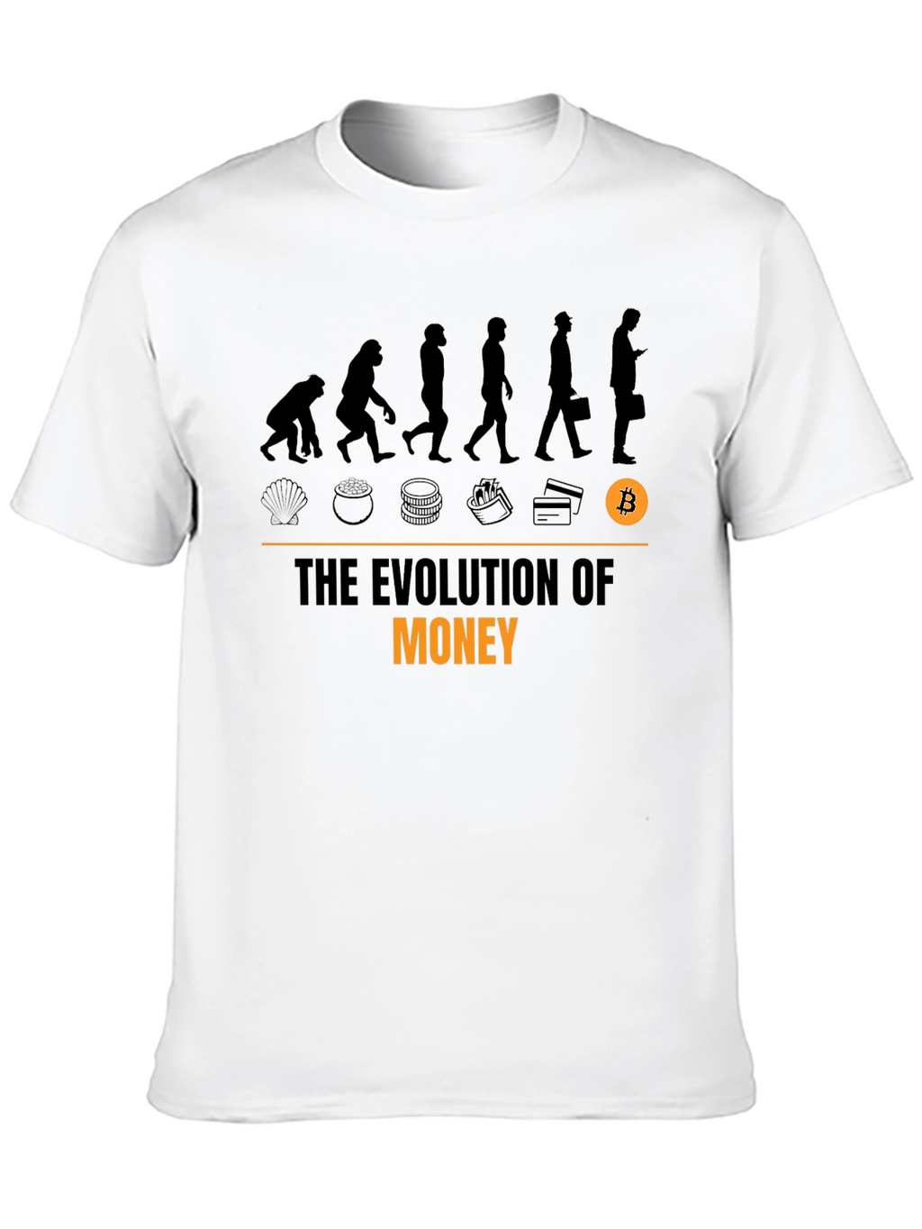 Evolution of Money Bitcoin T-Shirt