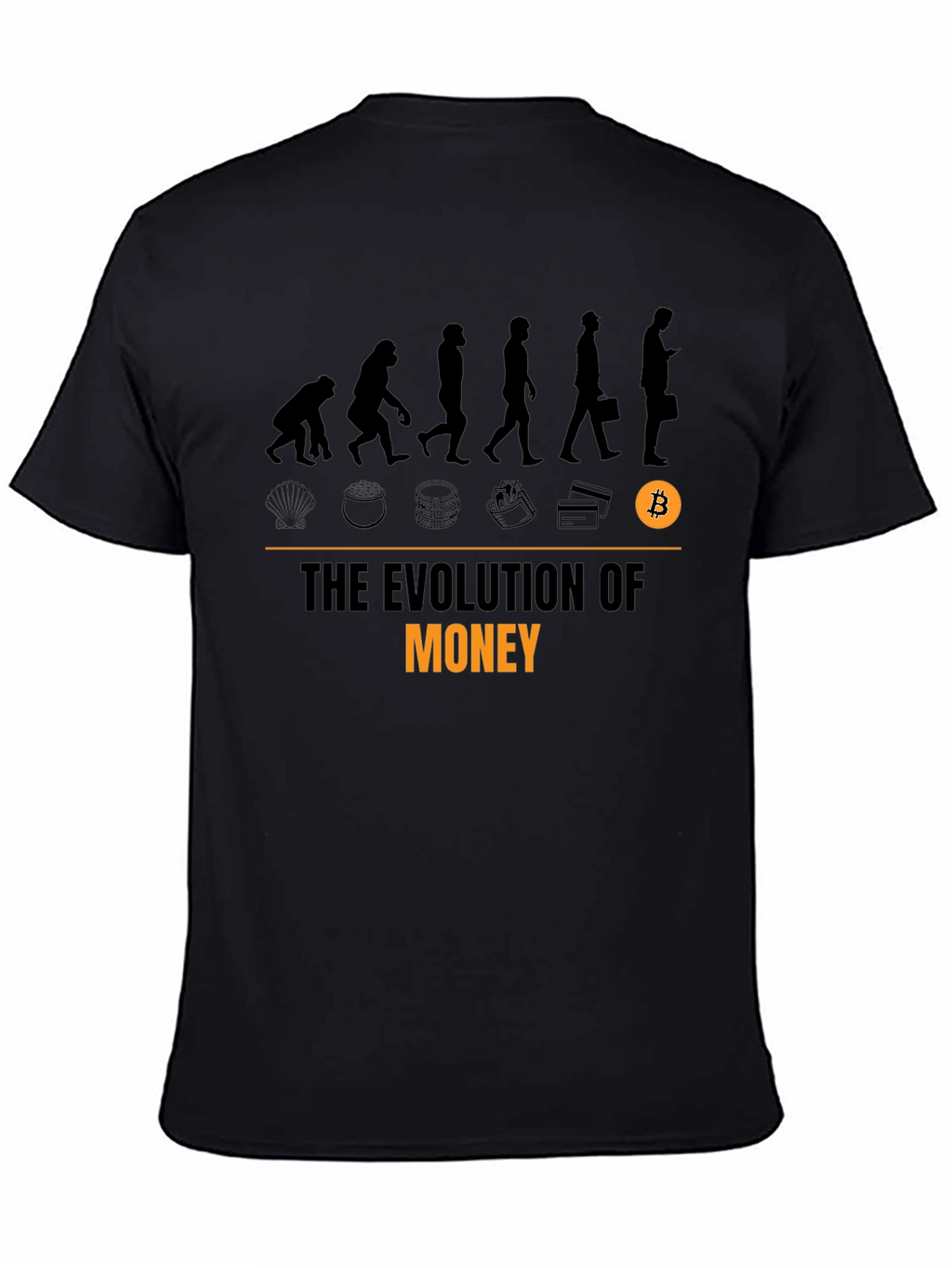 Evolution of Money Bitcoin T-Shirt