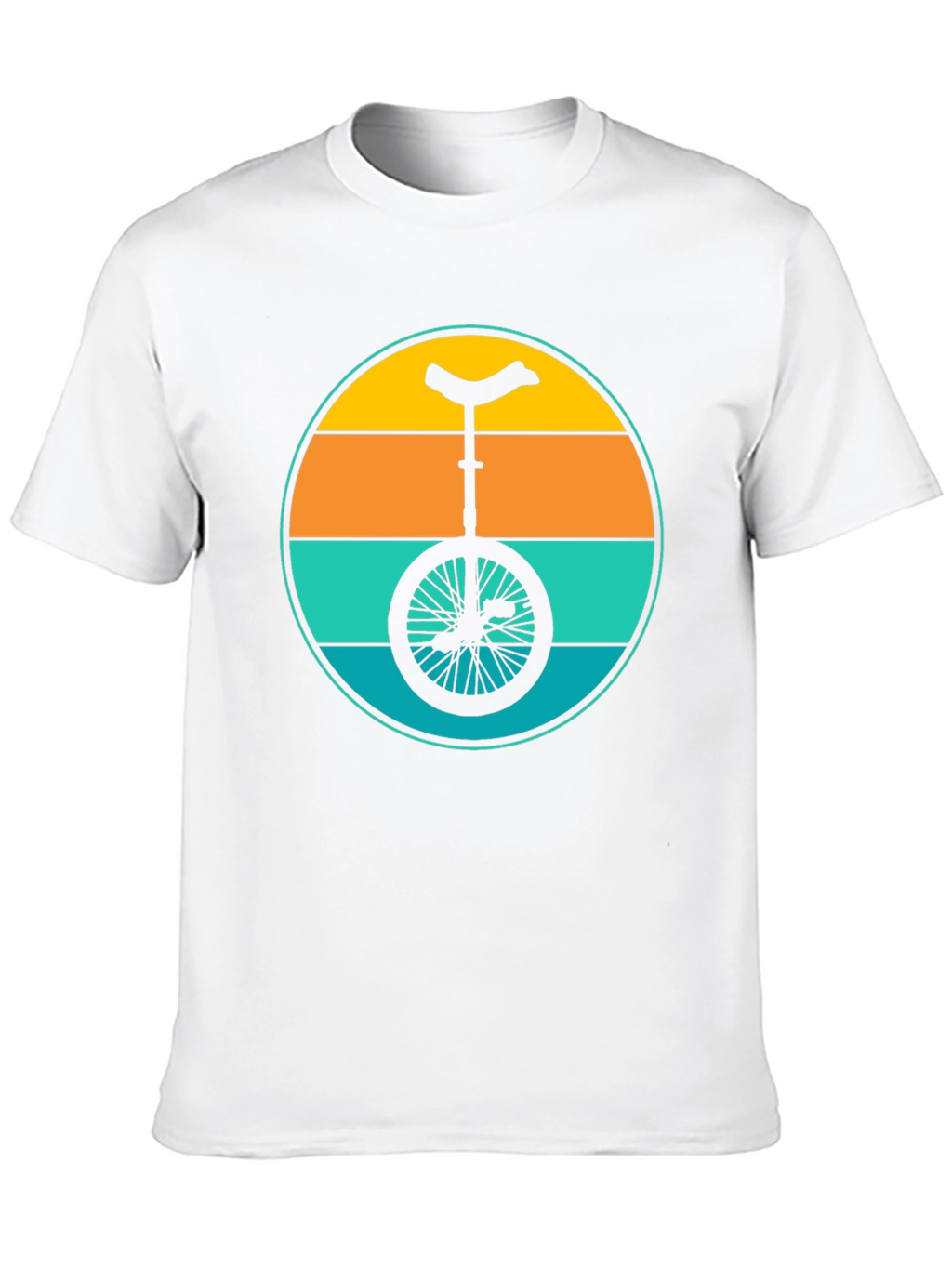 Retro Unicycle Graphic T-Shirt