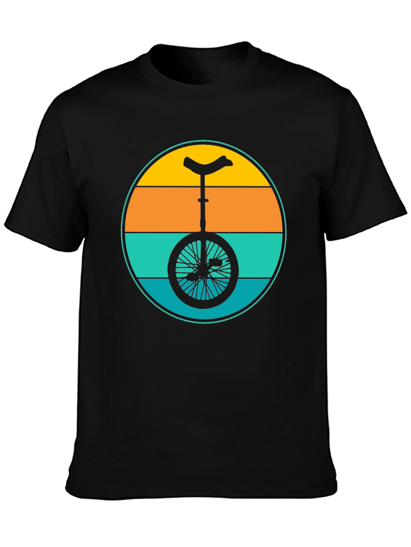 Retro Unicycle Graphic T-Shirt