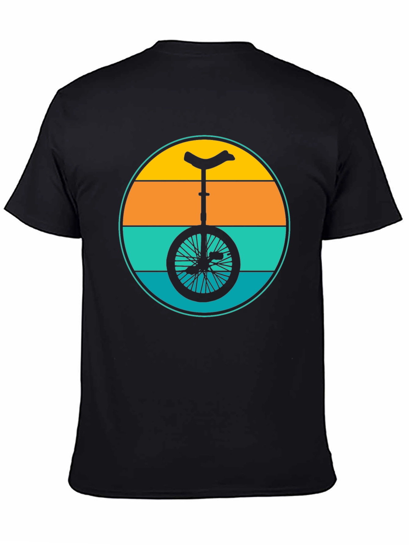 Retro Unicycle Graphic T-Shirt