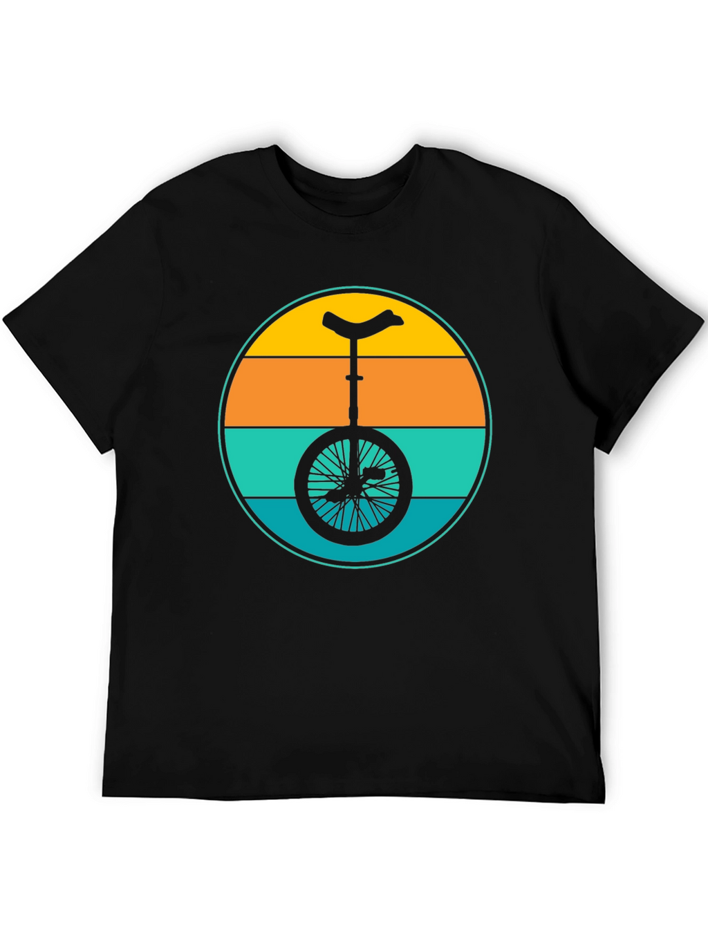 Retro Unicycle Graphic T-Shirt