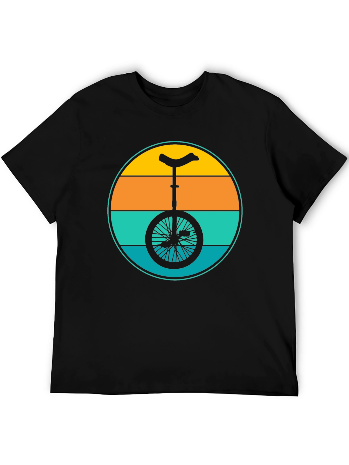 Retro Unicycle Graphic T-Shirt