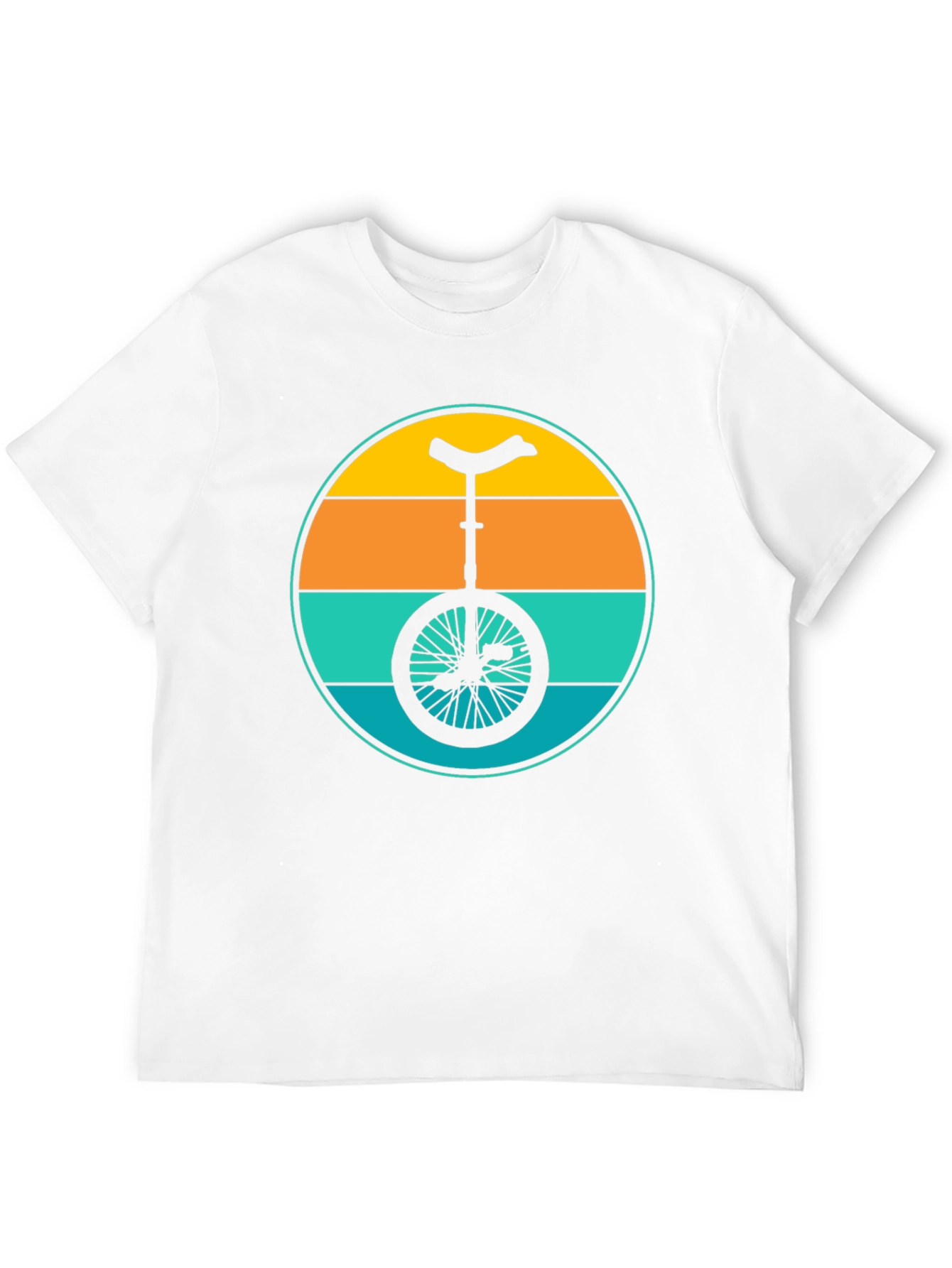 Retro Unicycle Graphic T-Shirt