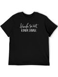 Kinda Sweet Kinda Savage Black Graphic Tee