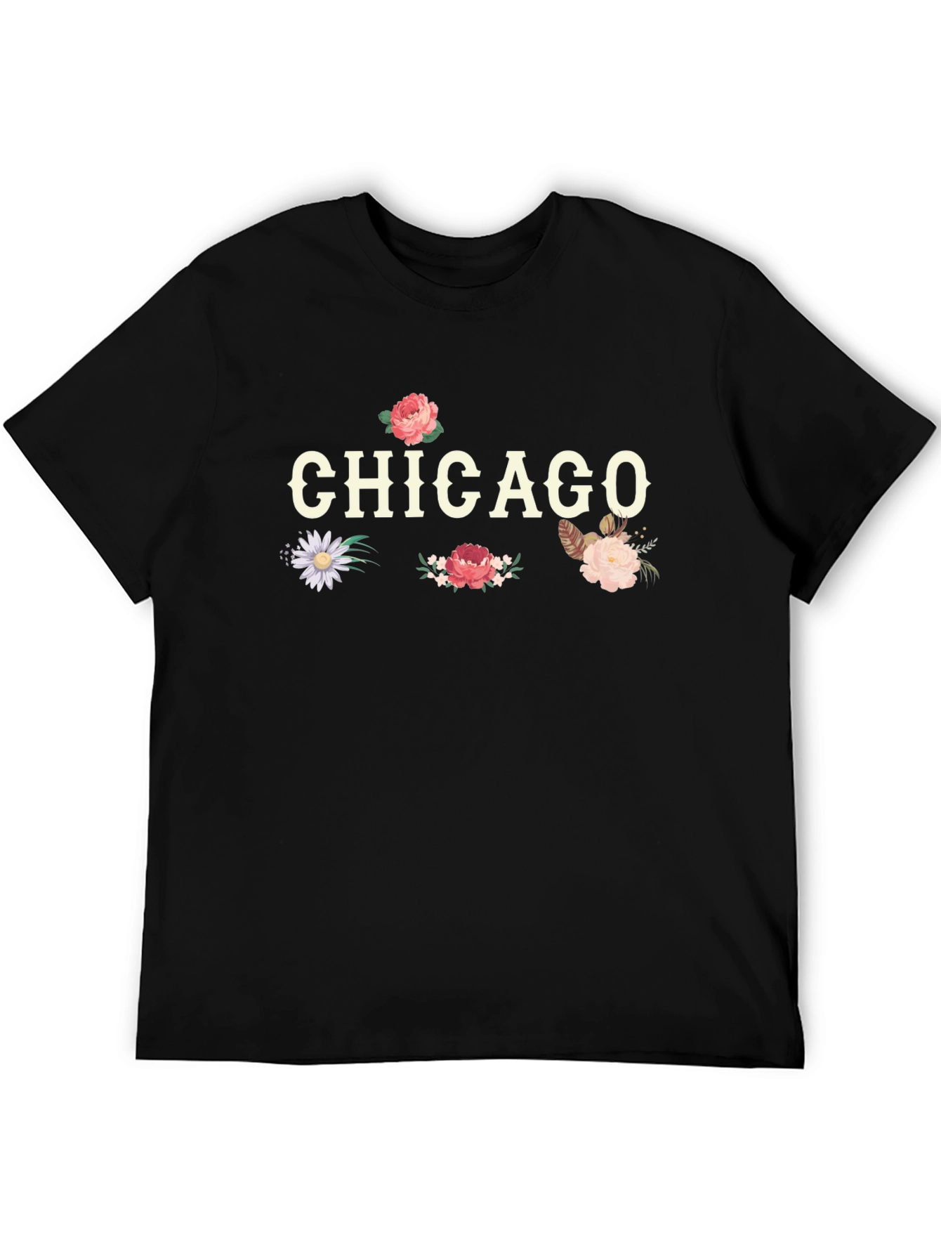 Chicago Floral Graphic Tee - Unisex
