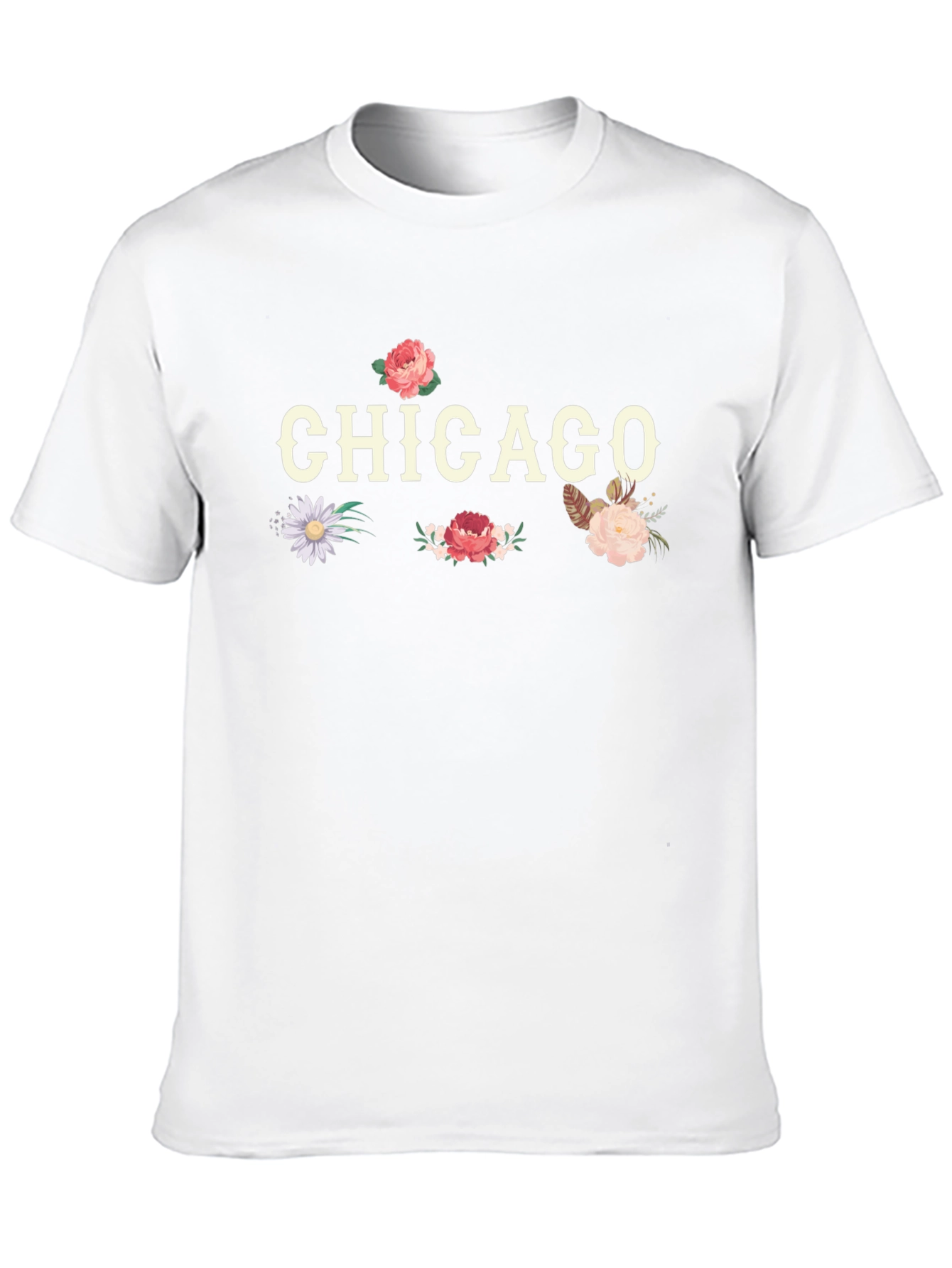 Chicago Floral Graphic Tee - Unisex