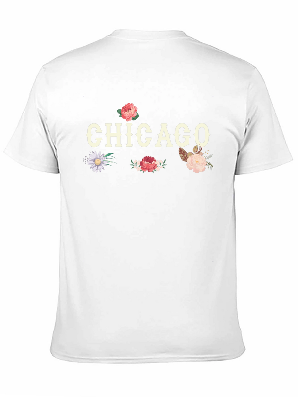 Chicago Floral Graphic Tee - Unisex