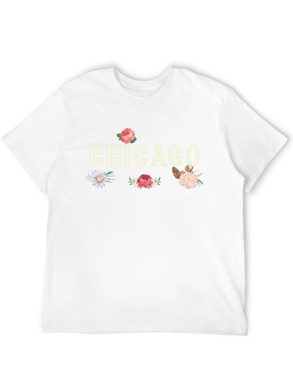 Chicago Floral Graphic Tee - Unisex