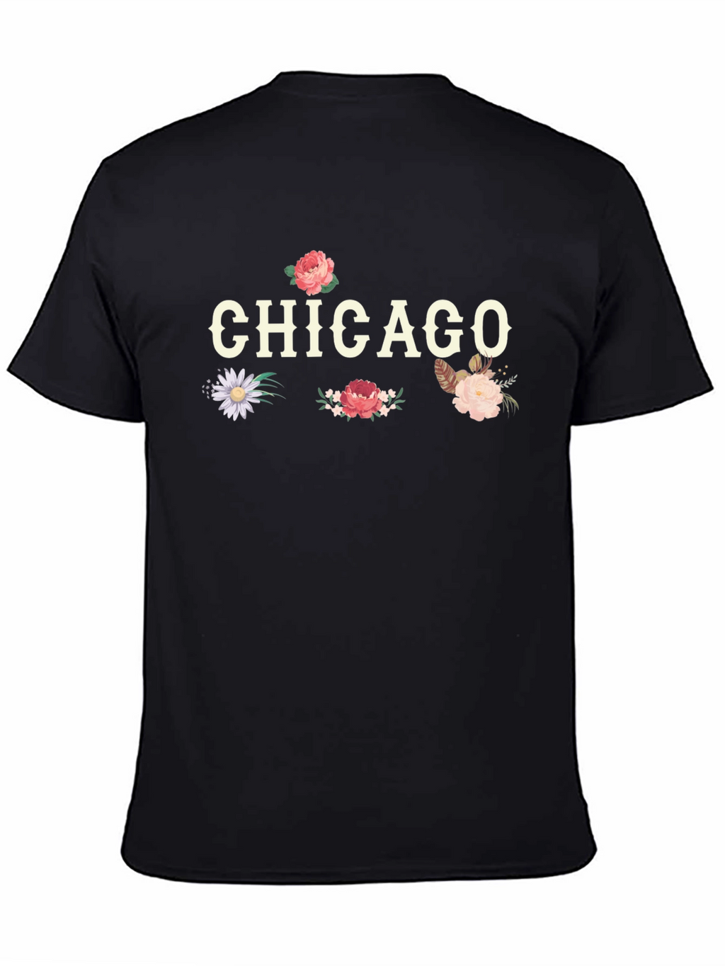 Chicago Floral Graphic Tee - Unisex