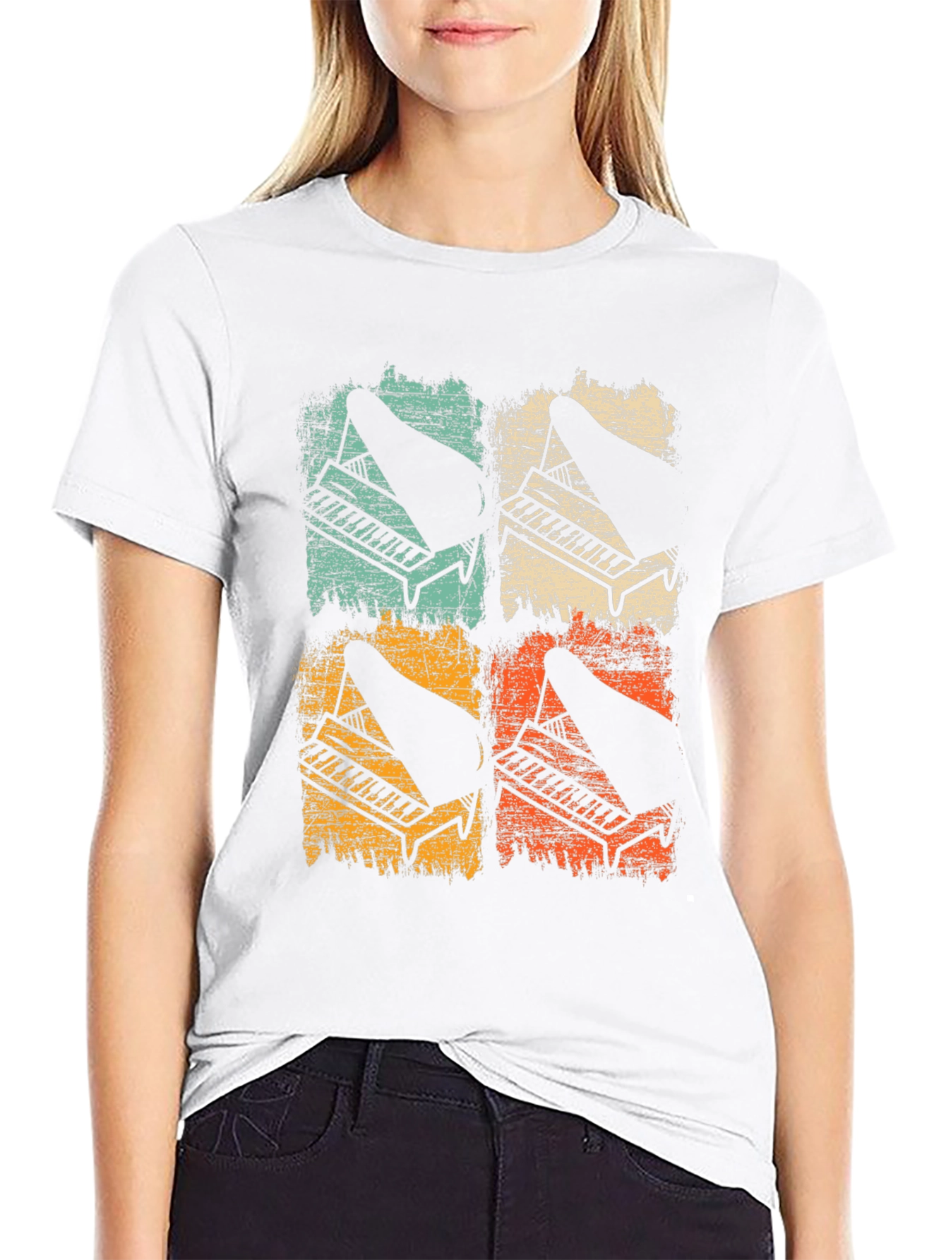 Retro Piano T-Shirt - Musical Instrument Tee