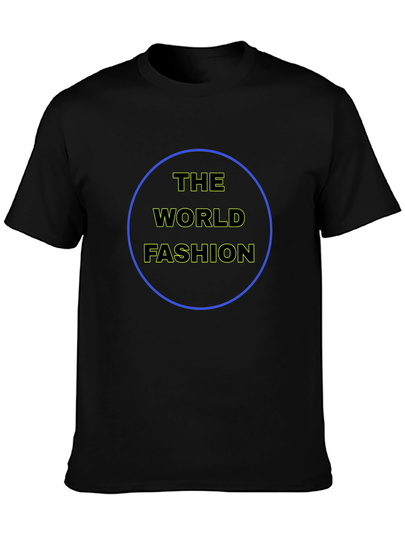 The World Fashion Black T-Shirt