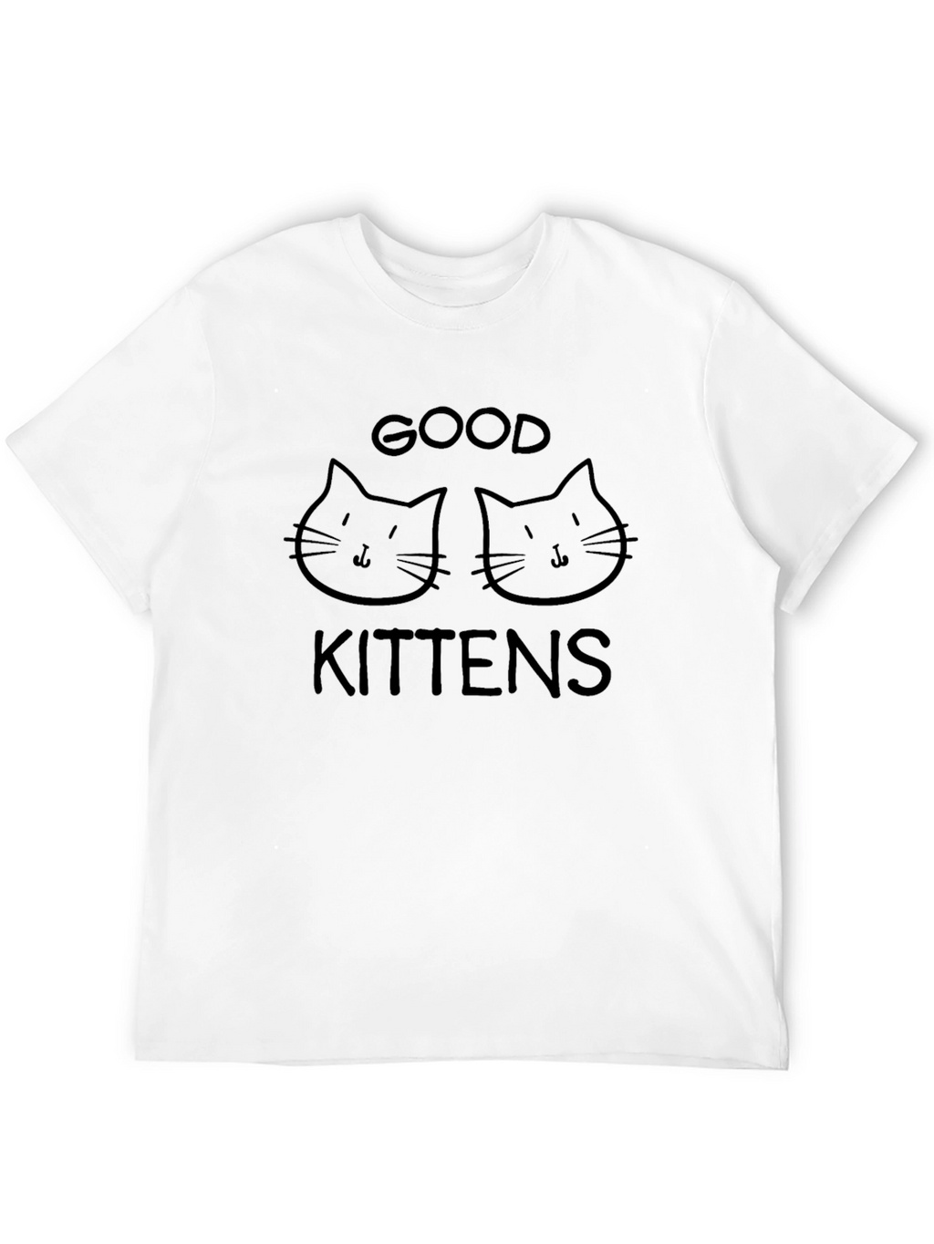 Good Kittens Black Graphic T-Shirt