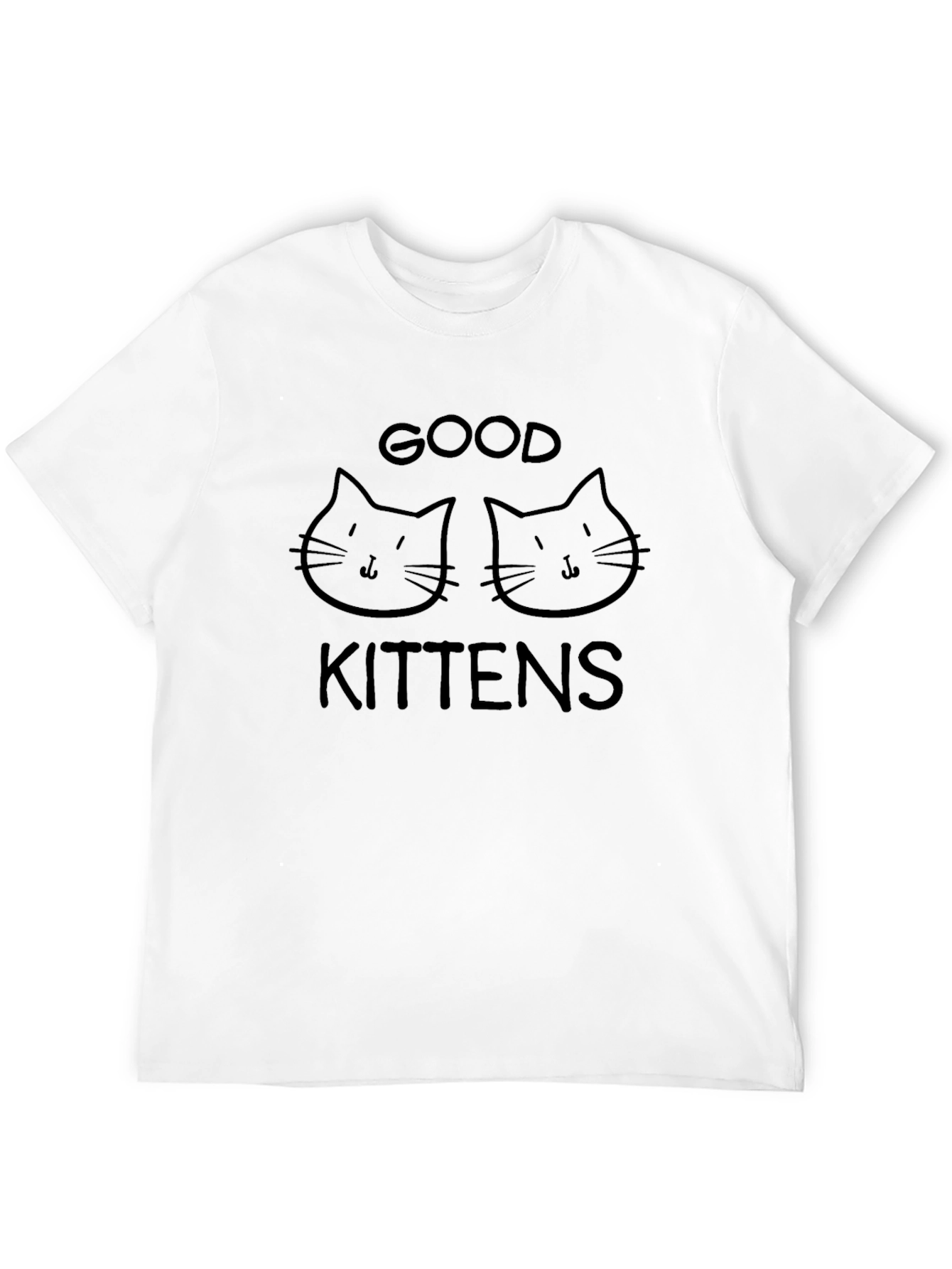 Good Kittens Black Graphic T-Shirt