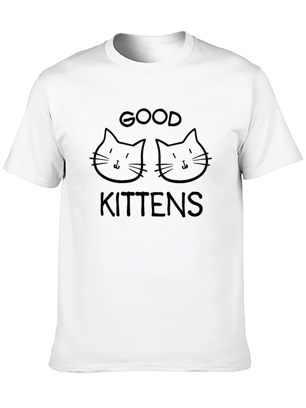 Good Kittens Black Graphic T-Shirt