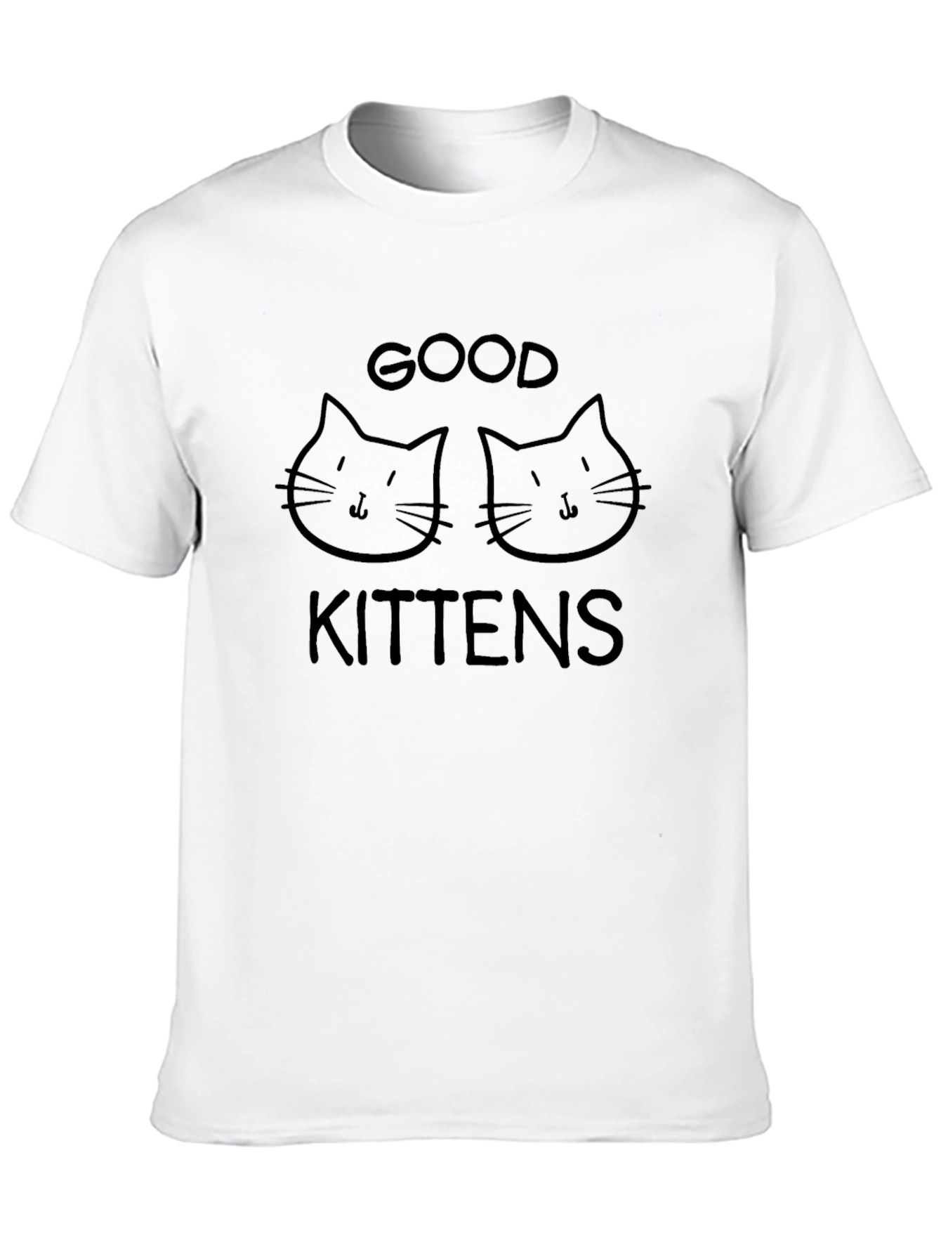 Good Kittens Black Graphic T-Shirt