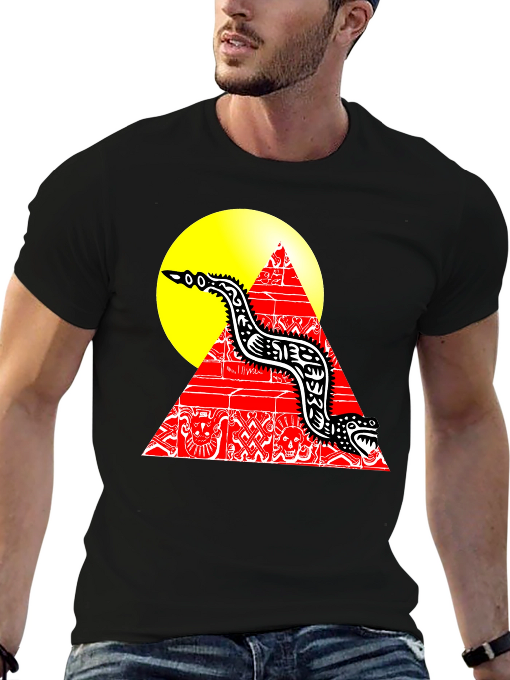 Aztec Serpent Graphic Tee