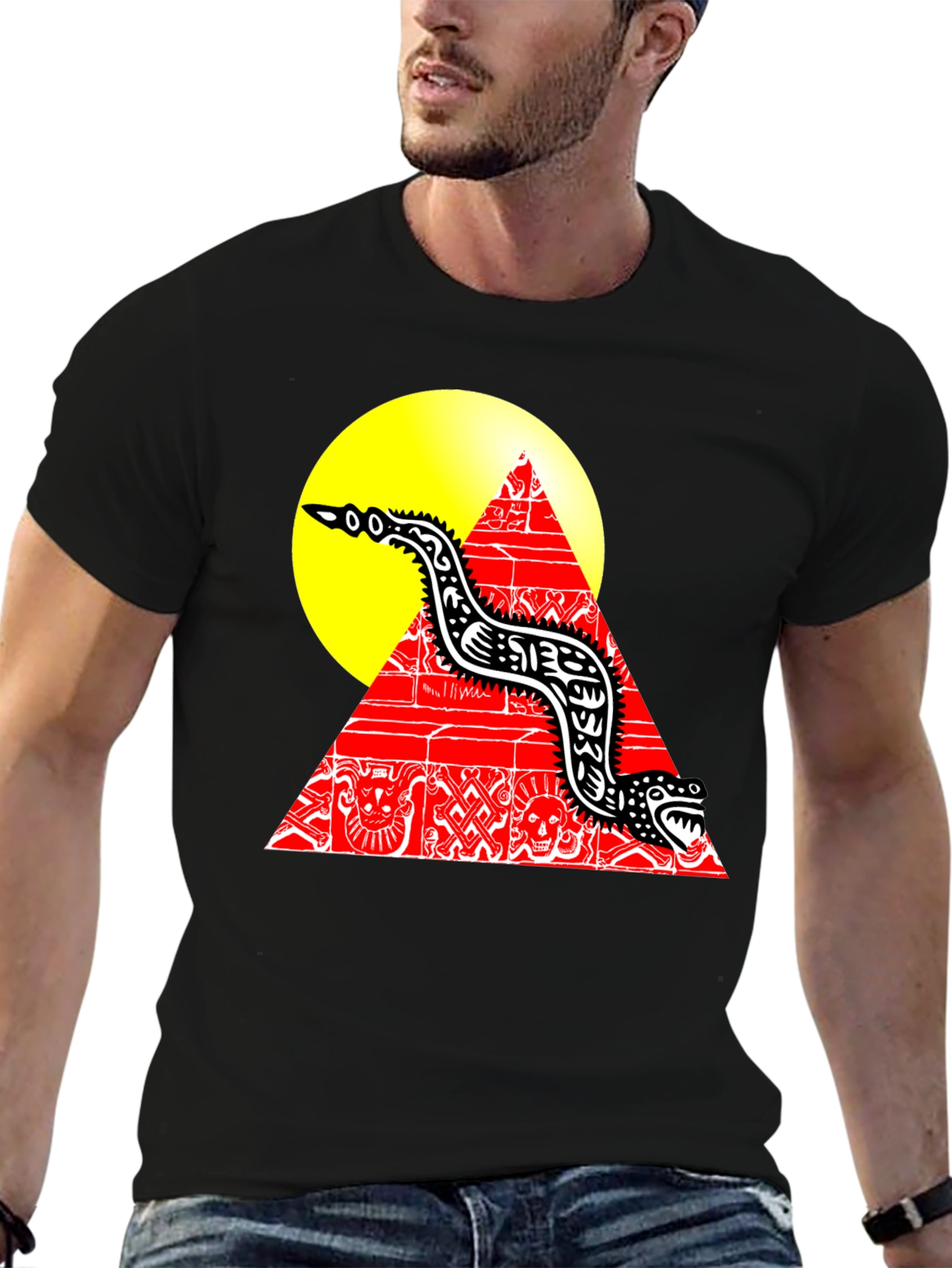 Aztec Serpent Graphic Tee