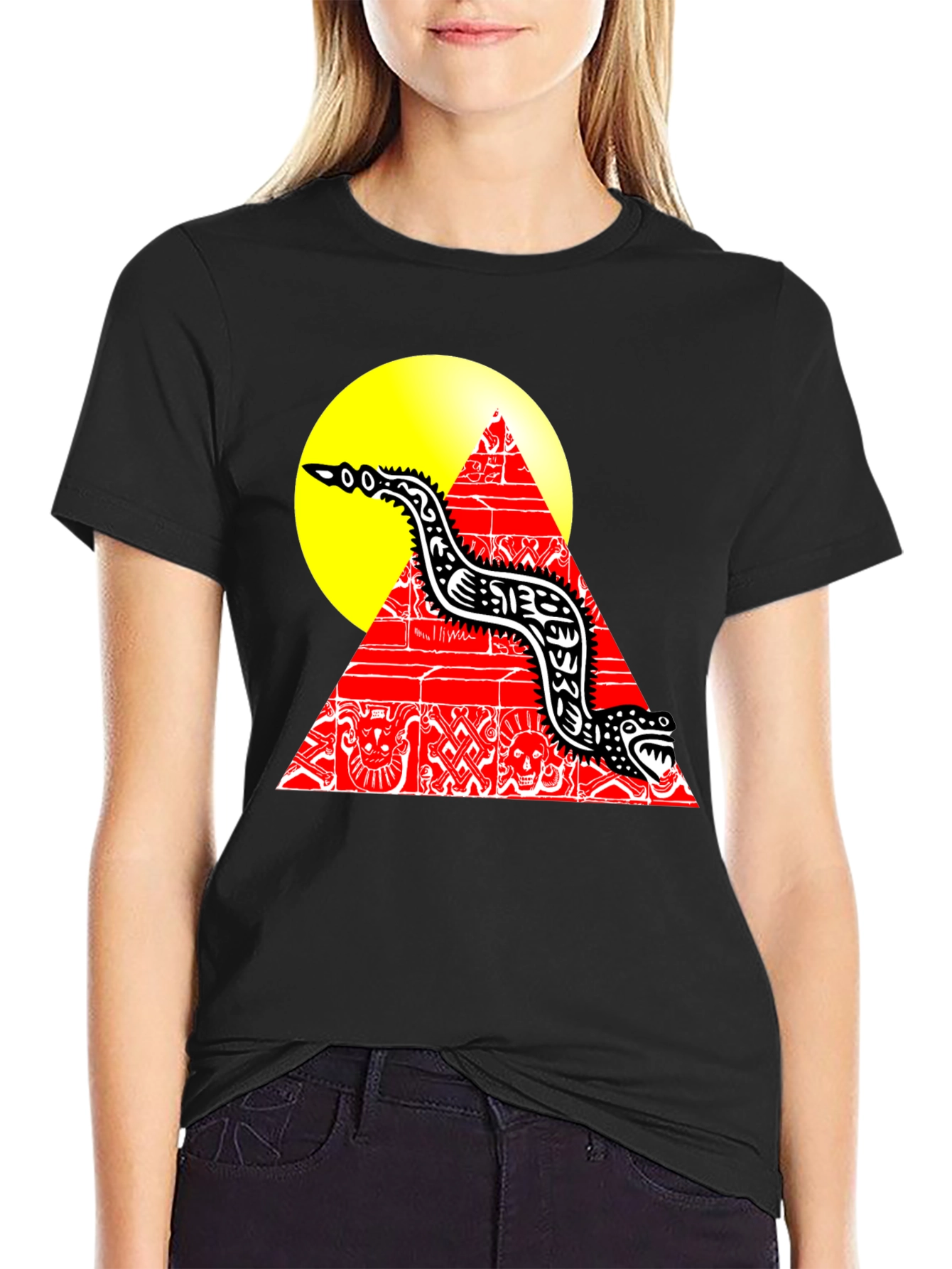 Aztec Serpent Graphic Tee