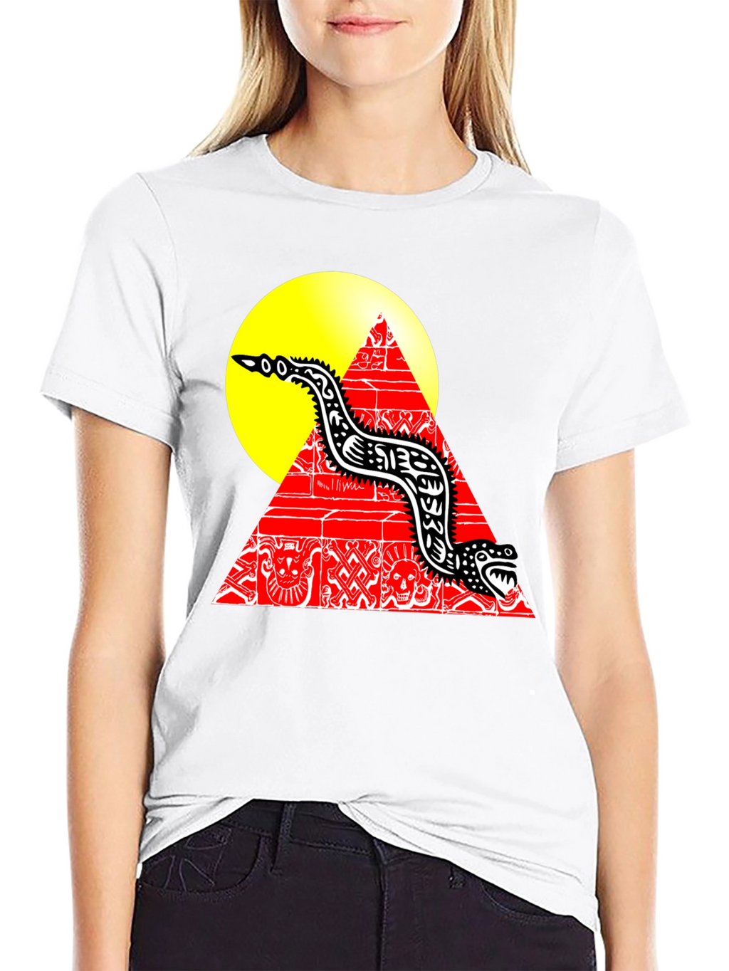 Aztec Serpent Graphic Tee