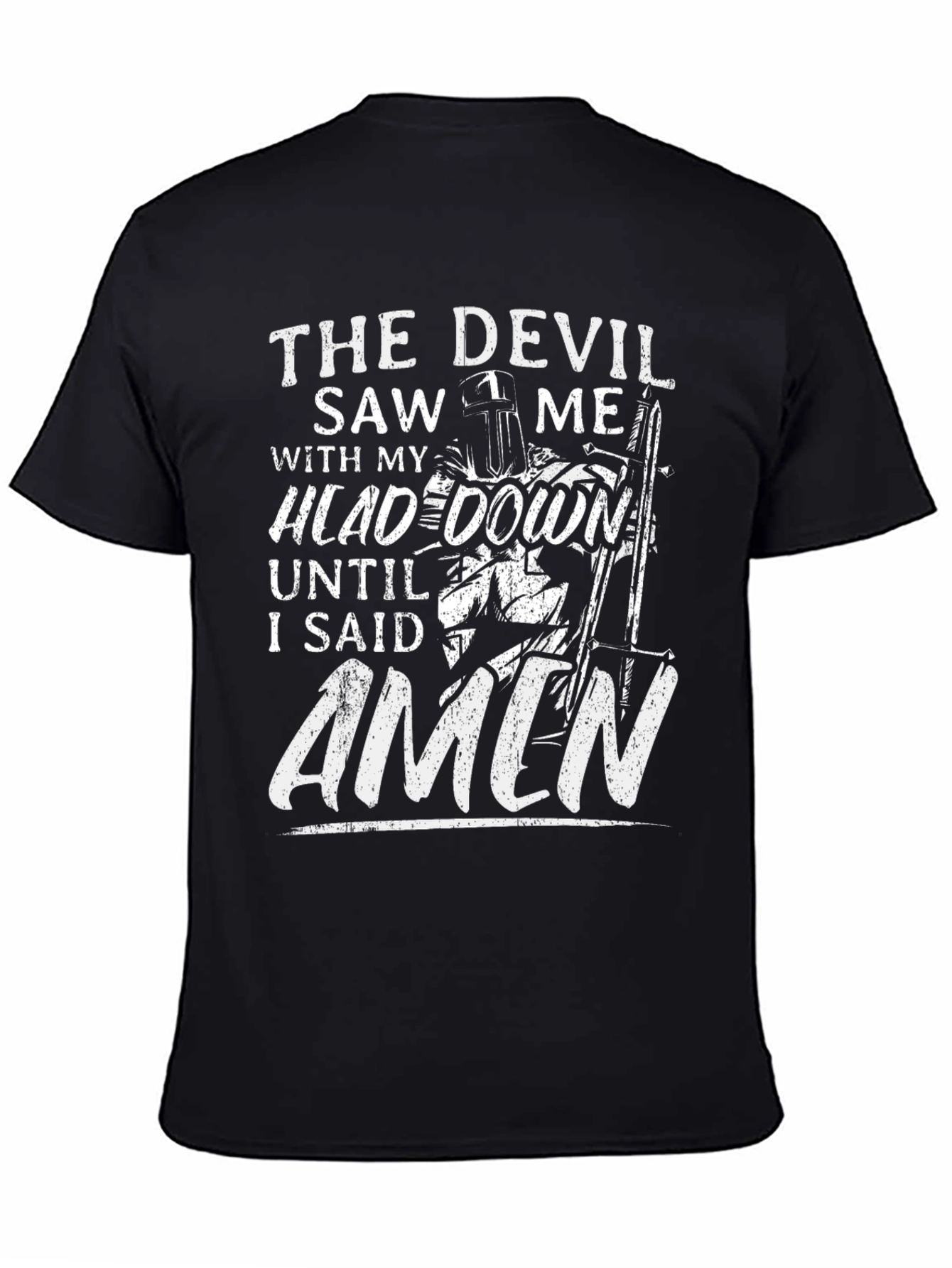 The Devil Saw Me Knight T-Shirt
