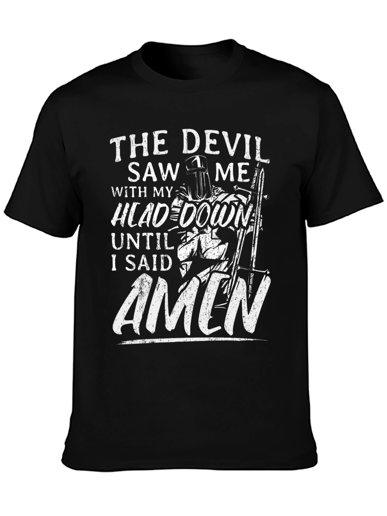 The Devil Saw Me Knight T-Shirt