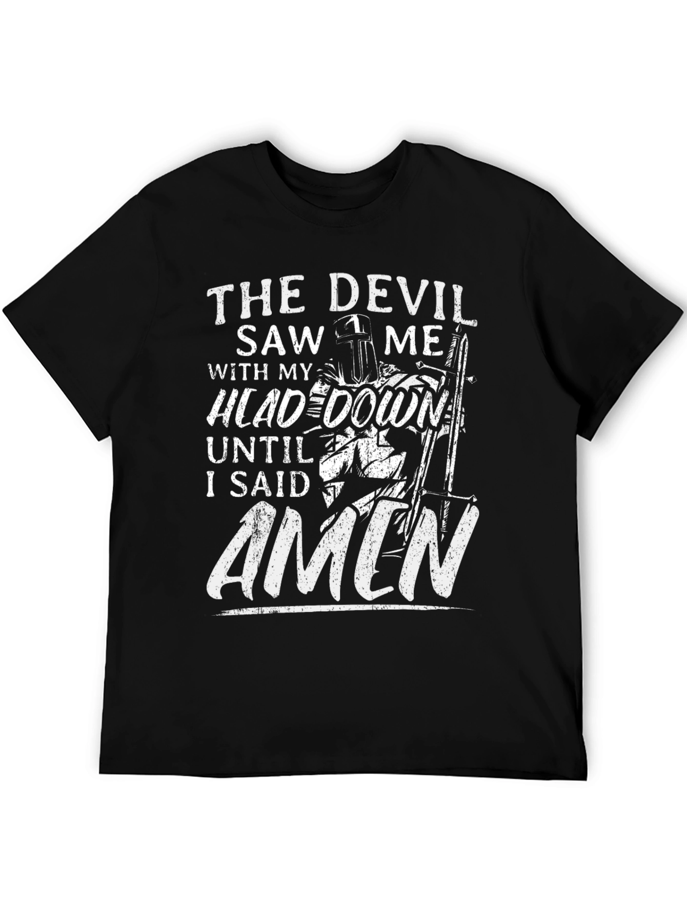 The Devil Saw Me Knight T-Shirt