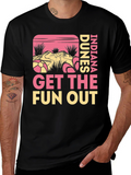 Indiana Dunes Get The Fun Out Graphic Tee