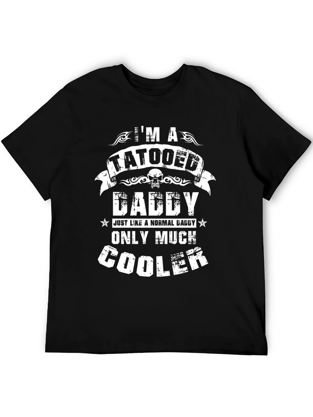 Tattooed Daddy Graphic Tee - Cool Dad Shirt