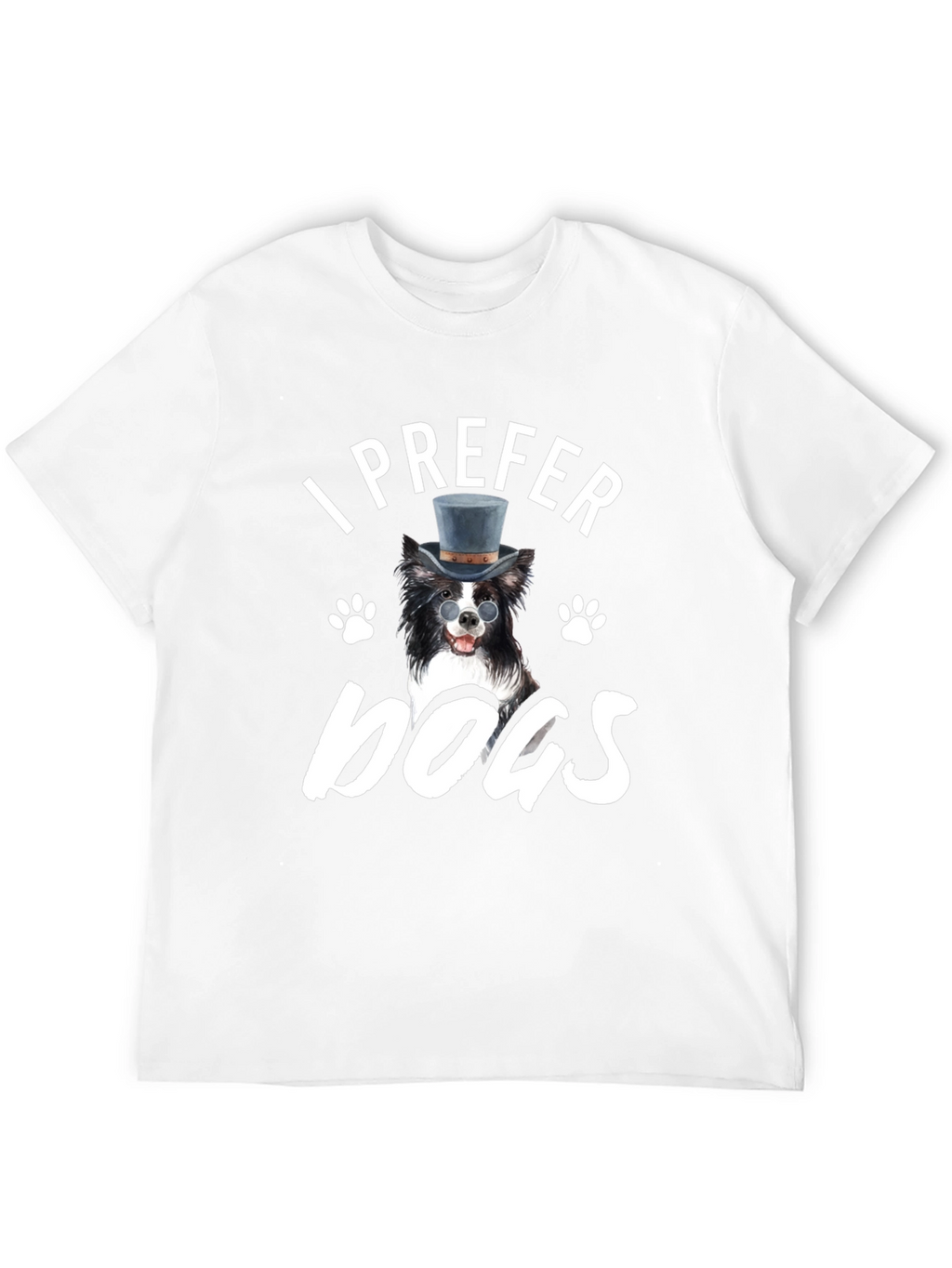 I Prefer Dogs T-Shirt - Novelty Graphic Tee